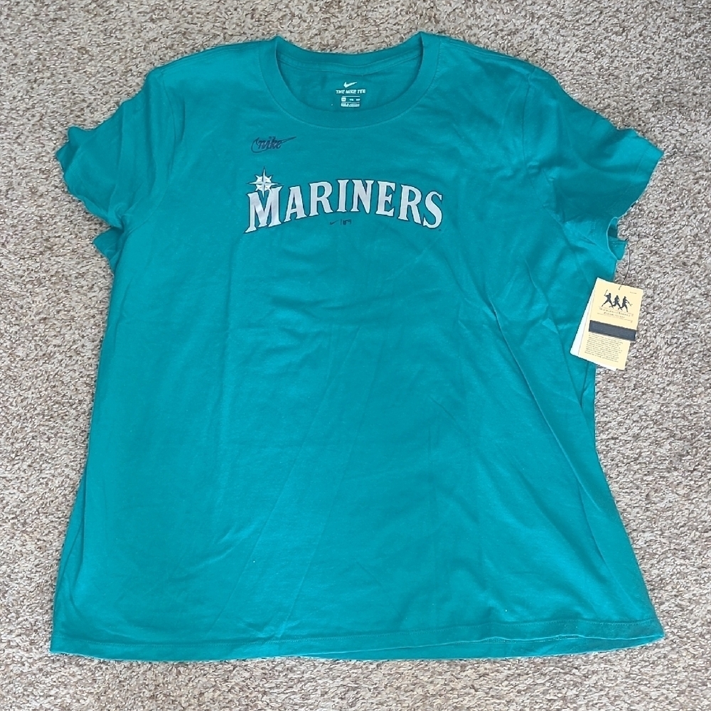 Nike Teal Mariners Tee Hall Of Fame "GRIFFY 24"